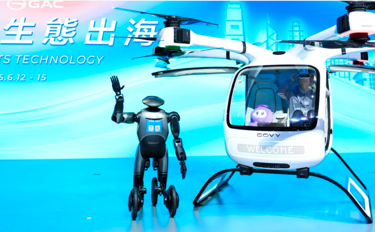 Triển lãm ô tô Munich 2025: Xe bay, robot và giấc mơ công nghệ cất cánh - Ảnh 2. xe bay - Ảnh 2.
