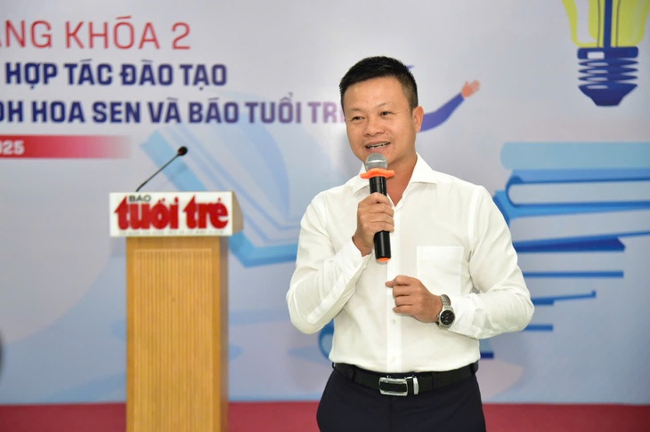 Thêm 172 sinh viên Trường đại học Hoa Sen học thực hành tại báo Tuổi Trẻ - Ảnh 4.