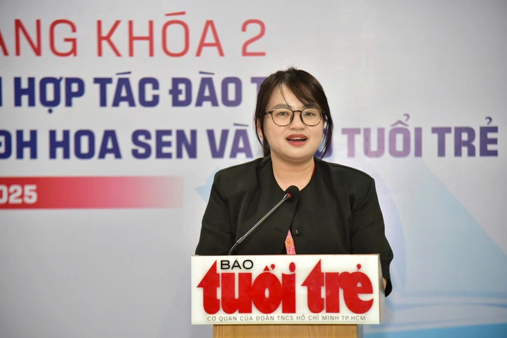 Thêm 172 sinh viên Trường đại học Hoa Sen học thực hành tại báo Tuổi Trẻ - Ảnh 3.