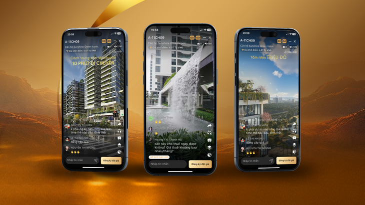 Livestream đặt giá bất động sản lên sóng truyền hình quốc gia - Ảnh 2.