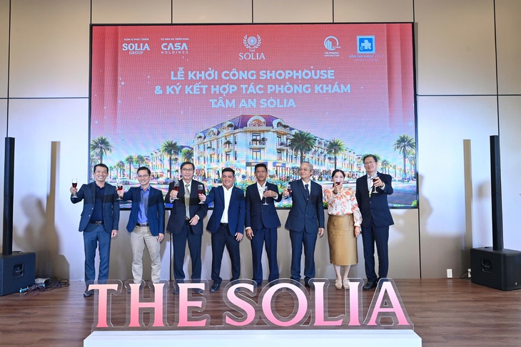 Solia Group ký kết hợp tác với Phòng khám đa khoa Tâm An và khởi công chuỗi shophouse The Solia - Ảnh 1.