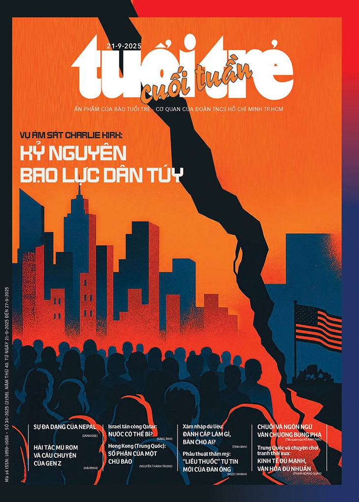 Tuổi Trẻ Cuối Tuần số 36-2025: Vụ ám sát Charlie Kirk - Kỷ nguyên bạo lực dân túy - Ảnh 1.