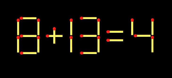 Thử tài IQ: Di chuyển một que diêm để 18+20=19 thành phép tính đúng - Ảnh 2.