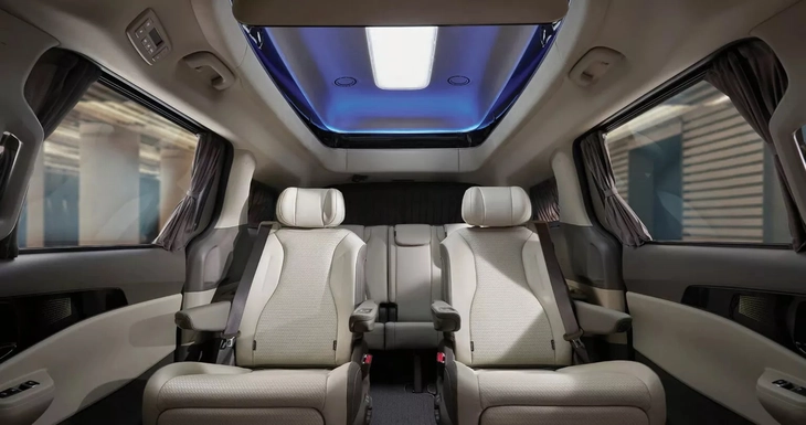 Kia Carnival 2026 thêm bản 'chủ tịch': Như phòng khách sạn di động, có chi tiết gợi nhớ Rolls-Royce - Ảnh 6.