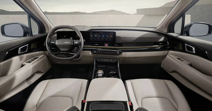 Kia Carnival 2026 thêm bản 'chủ tịch': Như phòng khách sạn di động, có chi tiết gợi nhớ Rolls-Royce - Ảnh 5.