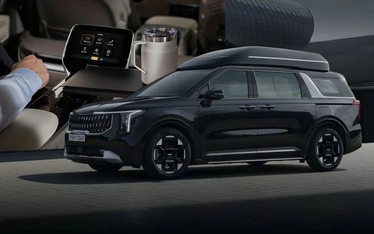 Kia Carnival hybrid ở Việt Nam có bản VIP: Đắt thêm 80 triệu, được ghế massage, điều khiển cảm ứng - Ảnh 9.