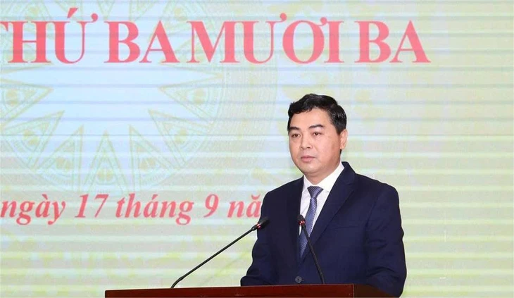 Ông Nguyễn Hoài Anh được bầu giữ chức Chủ tịch UBND tỉnh Thanh Hóa - Ảnh 1.