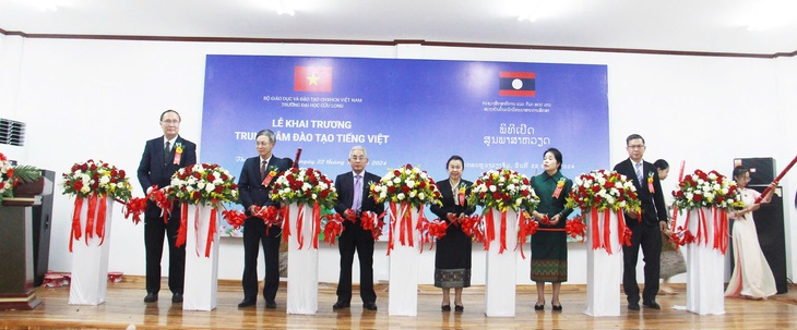 Trường đại học Cửu Long: đào tạo lưu học sinh quốc tế là nhiệm vụ quan trọng - Ảnh 1.