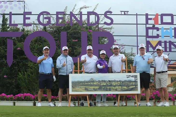 Khai mạc chặng 1 Giải golf Vietnam Legends Championship 2025 - Ảnh 1.