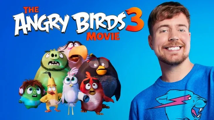 MrBeast và Salish Matter gia nhập 'đàn chim' Angry Birds 3 - Ảnh 1.