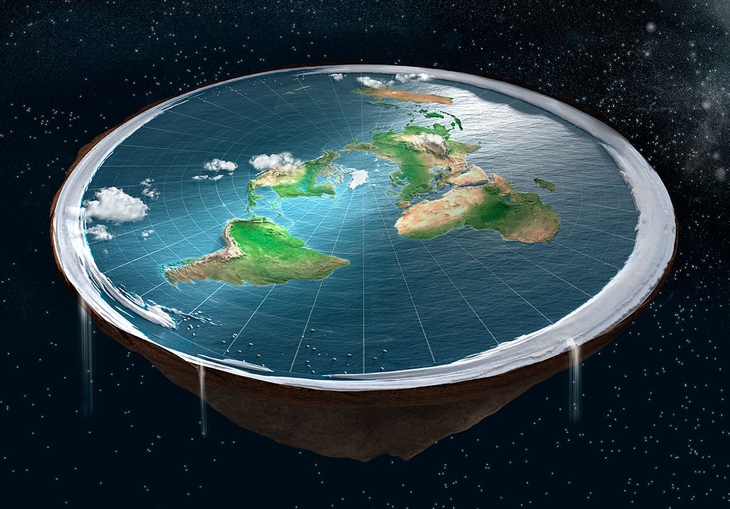 Hội Trái đất phẳng: NASA dùng phông xanh tạo clip giả trên ISS - Ảnh 2.