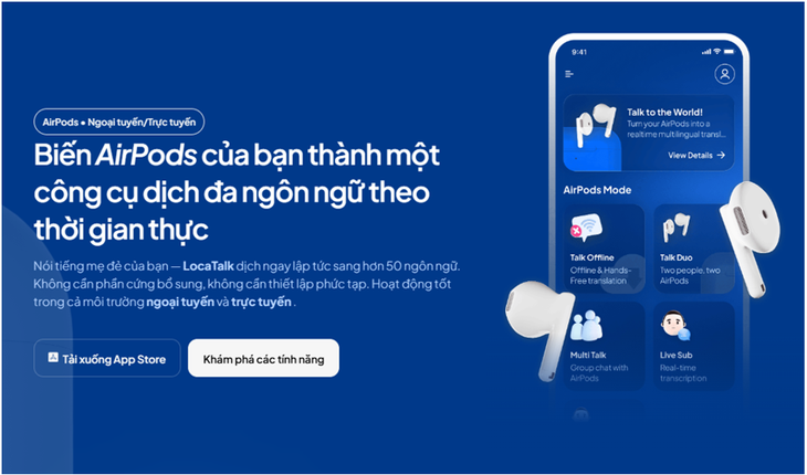 Startup Việt ra mắt LocaTalk: cho AirPods giao tiếp đa ngôn ngữ - Ảnh 2.