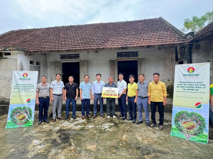 PVCFC đồng hành cùng đồng bào Nghệ An sau thiên tai - Ảnh 2.