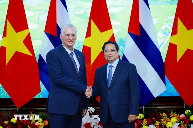 Thủ tướng Phạm Minh Chính gặp lãnh đạo Trung Quốc, Campuchia, Cuba - Ảnh 3. Thủ tướng - Ảnh 3.