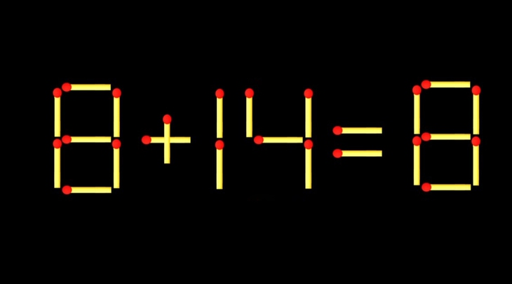 Thử tài IQ: Di chuyển một que diêm để 8+17=13 thành phép tính đúng - Ảnh 3.