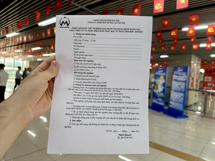 Hà Nội áp dụng công nghệ sinh trắc học, định danh với khách hàng đi metro Cát Linh - Hà Đông - Ảnh 3.