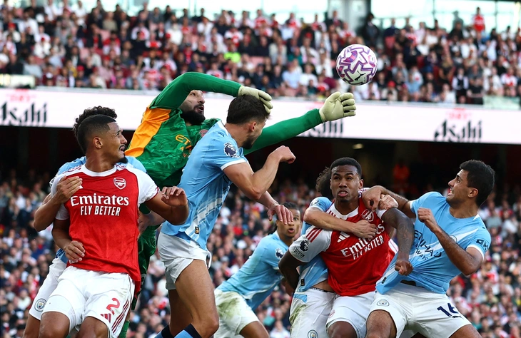 Man City 'tử thủ' bất thành, mất điểm phút cuối trước Arsenal - Ảnh 2.