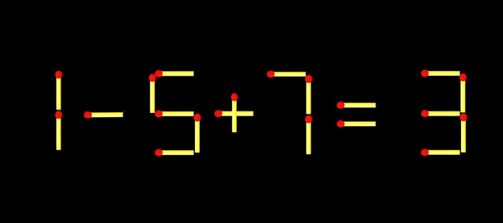 Thử tài IQ: Di chuyển một que diêm để 15+7=9 thành phép tính đúng - Ảnh 2.
