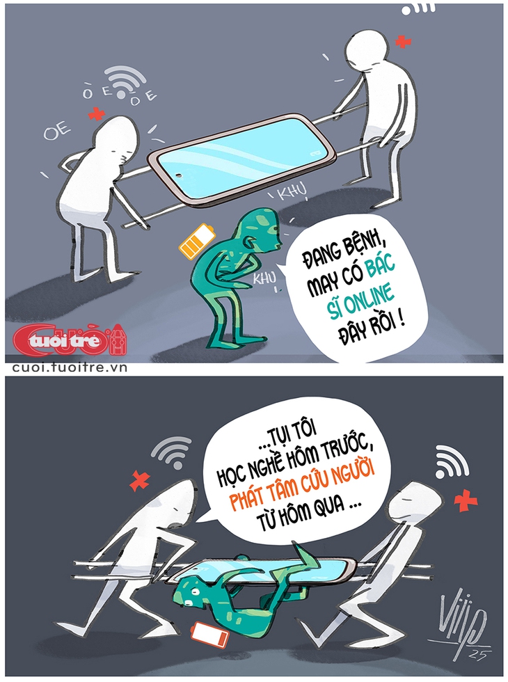 Bác sĩ online Tóp Tóp mới học nghề hôm trước - Ảnh 1.