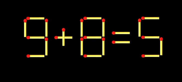 Thử tài IQ: Di chuyển một que diêm để 15+4=8 thành phép tính đúng - Ảnh 5.