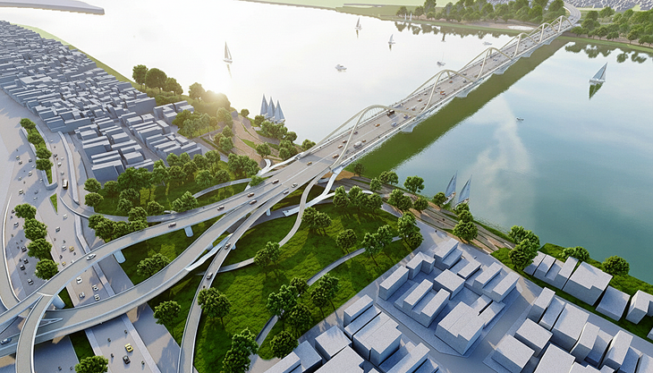 Những khu đất nào sẽ được Hà Nội đổi cho nhà đầu tư xây cầu Trần Hưng Đạo? - Ảnh 1.