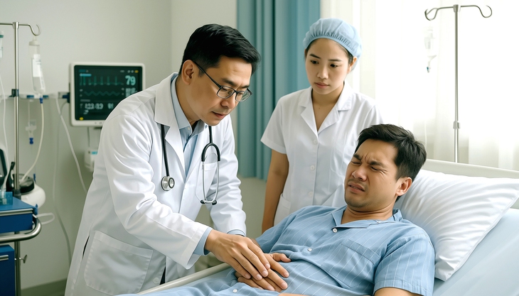 Coi chừng những cơn đau bụng đột ngột - Ảnh 1. Coi chừng những cơn đau bụng đột ngột - Ảnh 1.
