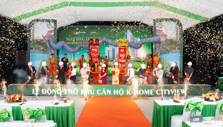 Kim Oanh Land động thổ dự án K-Home Cityview - Ảnh 1.