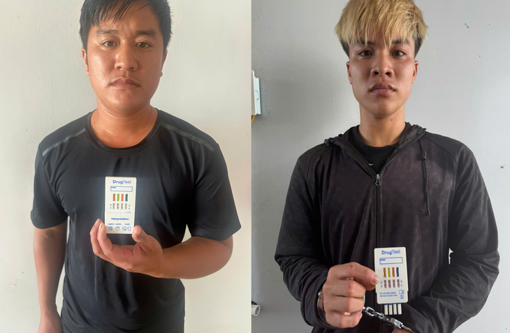 Tạm giữ hình sự hai người dùng súng bắn vỡ kính nhiều ô tô trên cao tốc - Ảnh 1.