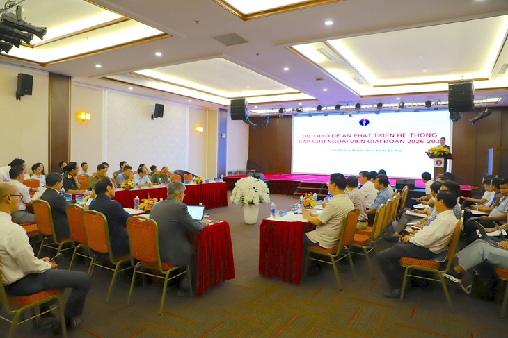 Cấp cứu ngoại viện đặt mục tiêu tiếp cận hiện trường trong 8 phút - Ảnh 1.