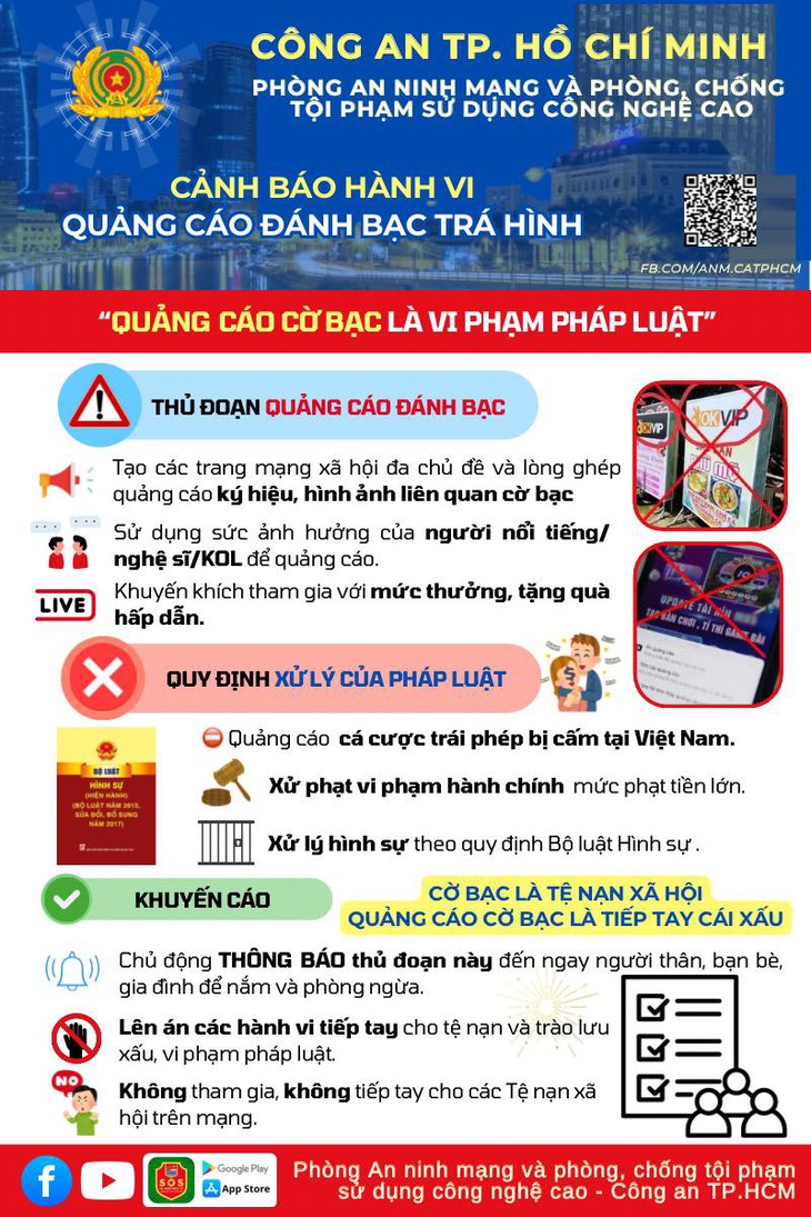 Công an cảnh báo thủ đoạn dùng hình ảnh người nổi tiếng quảng cáo đánh bạc trá hình - Ảnh 4.