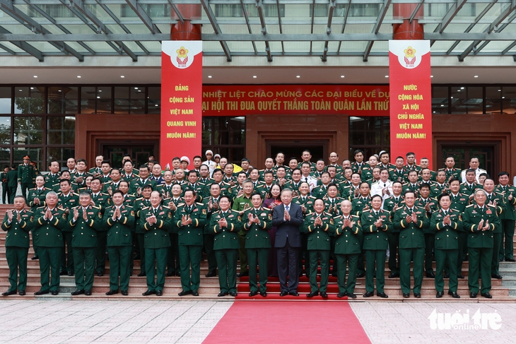 Tổng Bí thư Tô Lâm dự Đại hội Thi đua quyết thắng toàn quân lần XI - Ảnh 4.