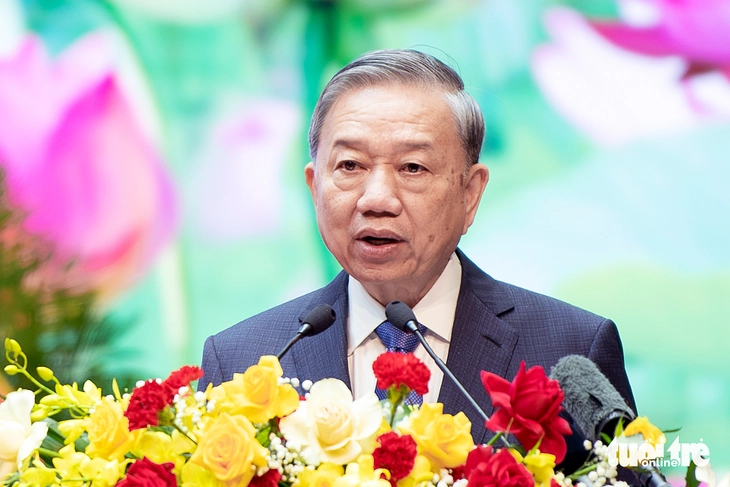 Tổng Bí thư Tô Lâm: Thi đua không phải là đợt ra quân nhất thời mà là nhịp đập cuộc sống - Ảnh 1.