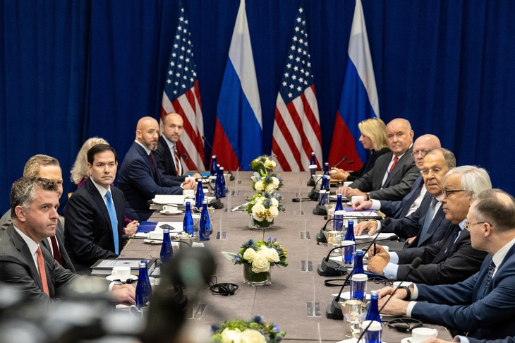 Ông Rubio gặp ngoại trưởng Nga, chuyển lời của Tổng thống Trump - Ảnh 1.