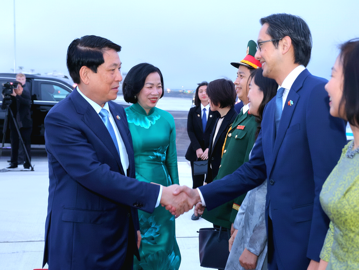 Chủ tịch nước Lương Cường kết thúc tốt đẹp chuyến công tác Mỹ - Ảnh 1.
