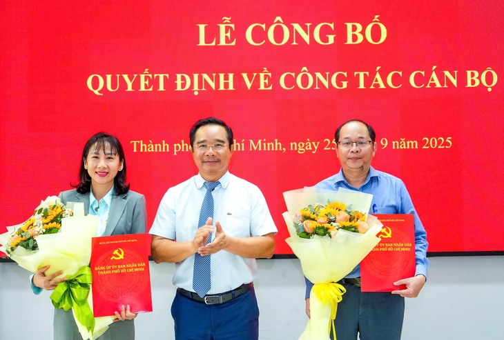 Bổ sung ông Dương Hồng Thắng và bà Phạm Thị Thanh Hiền vào Ban Thường vụ Đảng ủy UBND TP.HCM - Ảnh 1.