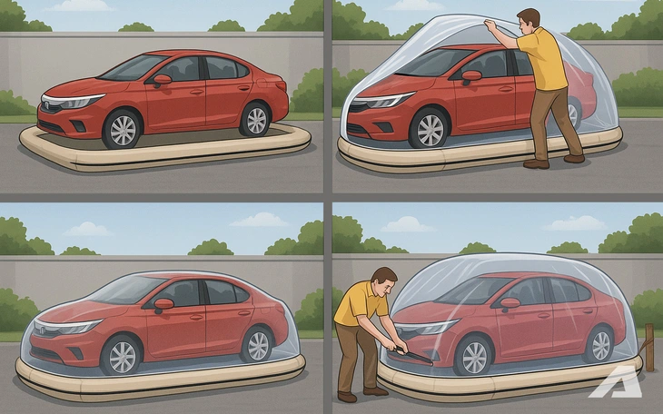 Đồ chống ngập ô tô mùa mưa bão gây sốt mạng xã hội: Loại rẻ 1 triệu, cao cấp tới 30 triệu đồng - Ảnh 3.