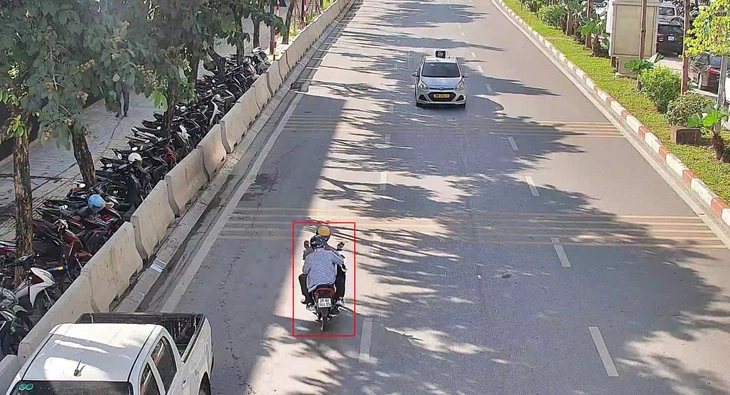 Cục CSGT giải thích về 'phạt nguội' từ camera AI với xe máy - Ảnh 1.