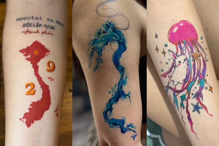 'Chơi không hậu quả' với nghệ thuật vẽ Henna - Ảnh 2. 'Chơi không hậu quả' với nghệ thuật vẽ Henna - Ảnh 2.