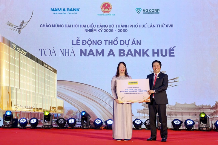 Động thổ tòa nhà Nam A Bank Huế - Công trình xanh gắn kết hành trình di sản miền Trung - Ảnh 3.