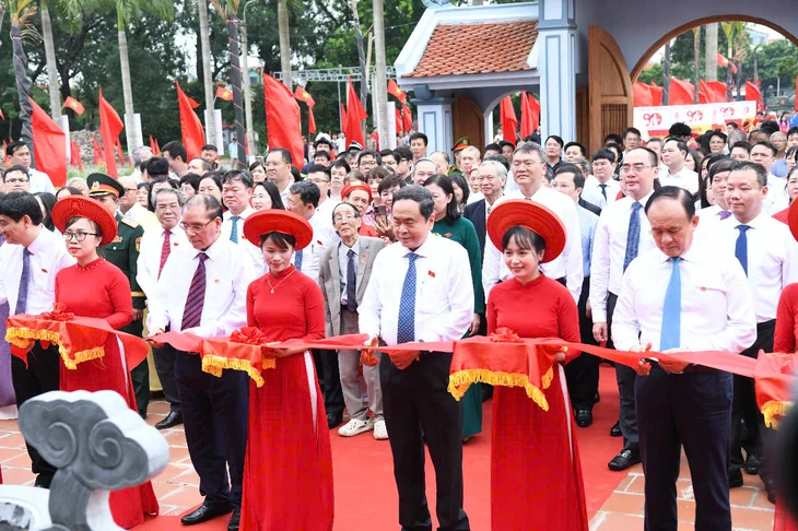 Chủ tịch Quốc hội dự khánh thành khu lưu niệm Trưởng Ban Thường trực Quốc hội Bùi Bằng Đoàn - Ảnh 1.