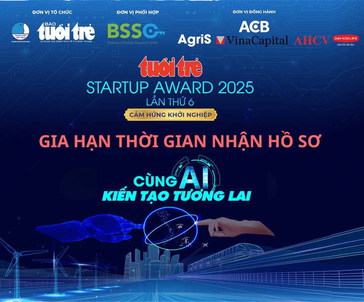 Thêm thời gian đăng ký dự thi Tuổi Trẻ Startup Award 2025 đến 15-10 - Ảnh 1.