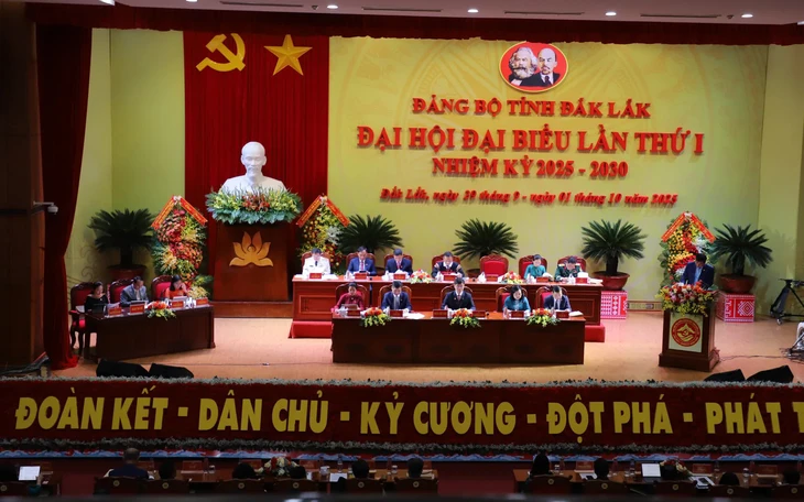 Ông Nguyễn Đình Trung tái đắc cử Bí thư Tỉnh ủy Đắk Lắk mới - Ảnh 3.
