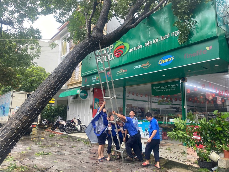 Siêu thị giảm giá 33% thực phẩm thiết yếu, san sẻ cùng người dân chống bão số 10 - Ảnh 2.