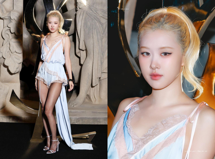 Rosé BlackPink gây tranh cãi vì diện trang phục như đồ ngủ tại Paris Fashion Week - Ảnh 2.