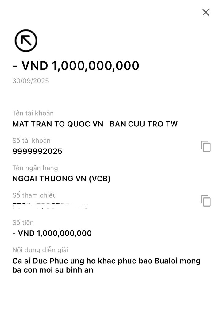 Đức Phúc, Tùng Dương và bạn bè gửi 2 tỉ đồng ủng hộ đồng bào chịu đau thương vì bão Bualoi - Ảnh 3.