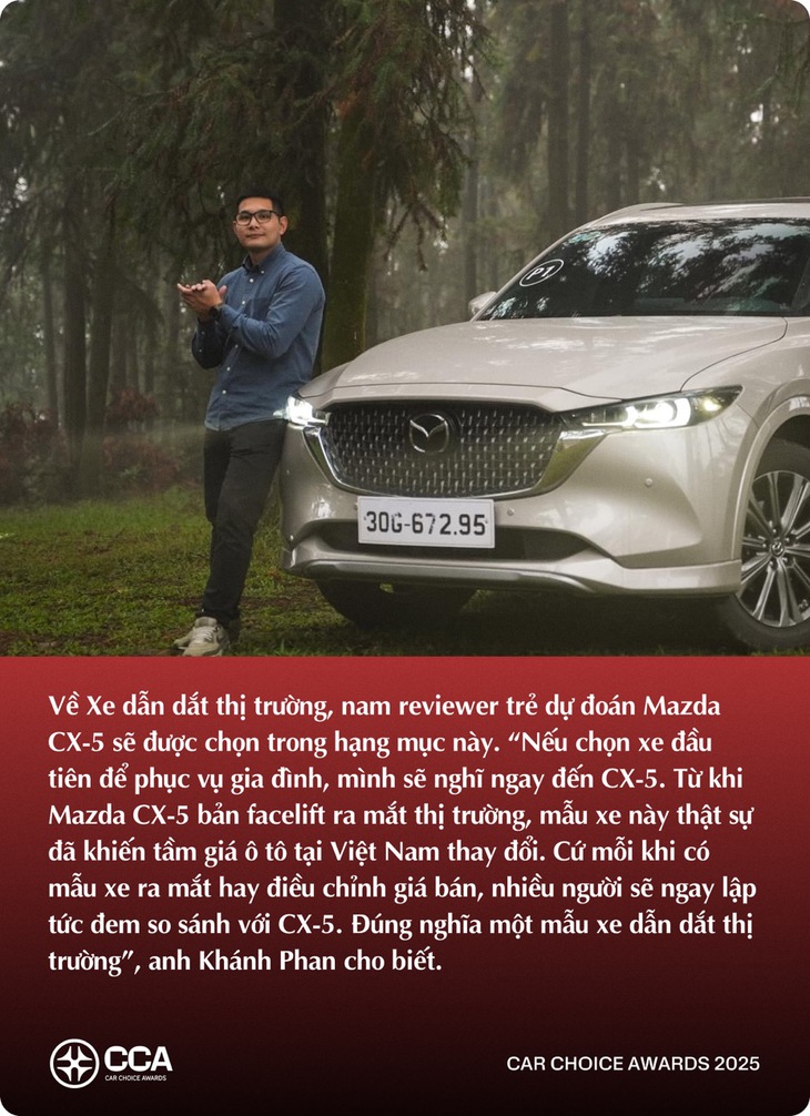 KOL trẻ dự đoán xe thắng giải Car Choice Awards 2025: Có dự đoán khác biệt số đông - Ảnh 9.