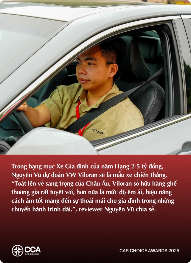 KOL trẻ dự đoán xe thắng giải Car Choice Awards 2025: Có dự đoán khác biệt số đông - Ảnh 5.