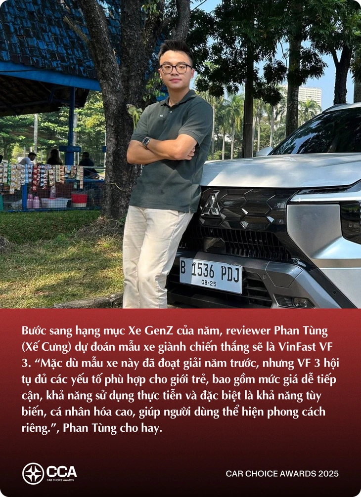 KOL trẻ dự đoán xe thắng giải Car Choice Awards 2025: Có dự đoán khác biệt số đông - Ảnh 6.