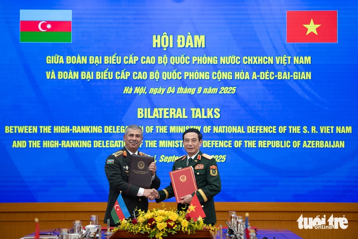 Bộ Quốc phòng Việt Nam - Azerbaijan ký ý định thư về hợp tác đào tạo quân nhân - Ảnh 6.