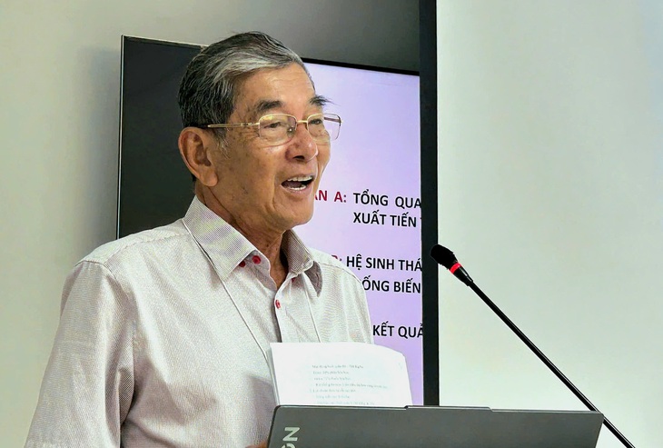'Cha đẻ' gạo ST25 nói về việc liên kết nông dân trồng lúa phát thải thấp ở vùng lúa - tôm - Ảnh 1.